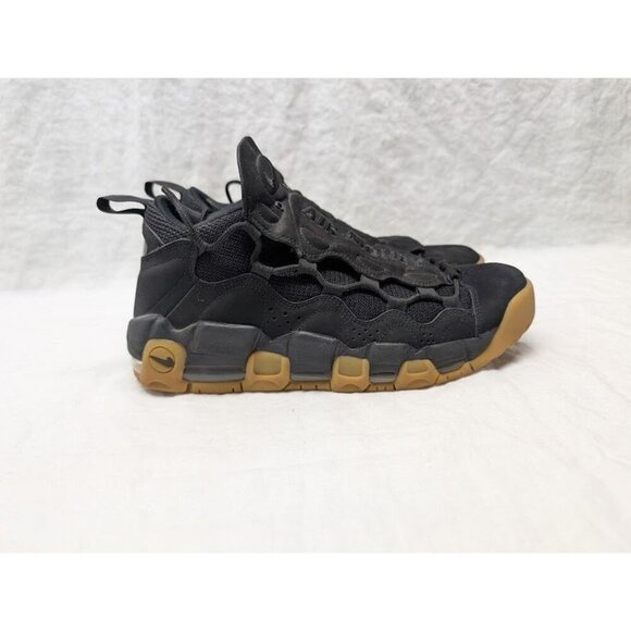 Nike Other - Nike Air More Money men's size 10.5 black and gum sneakers mid top basketball